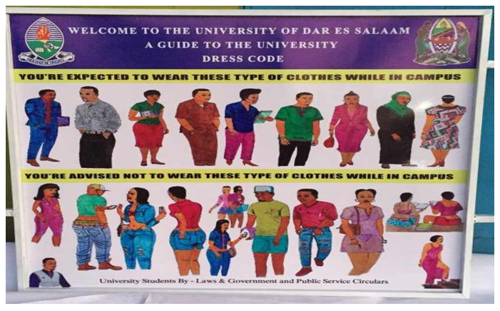 University of Dar es salaam dressings code guide Board